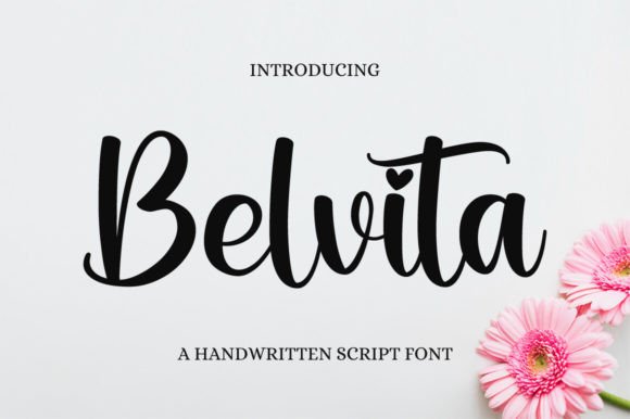 Belvita: A Handwritten Font with Editorial Grace