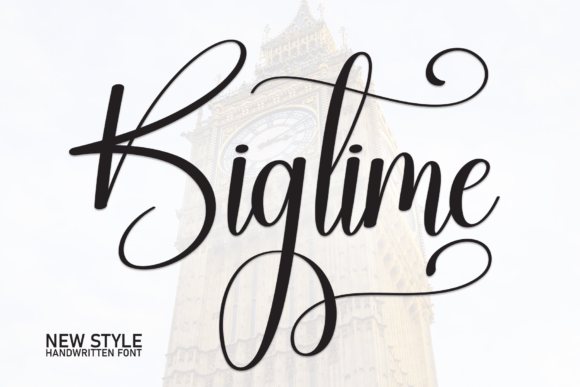 Bigtime: The Handwritten Font That Elevates Your Campaign’s Visual Voice