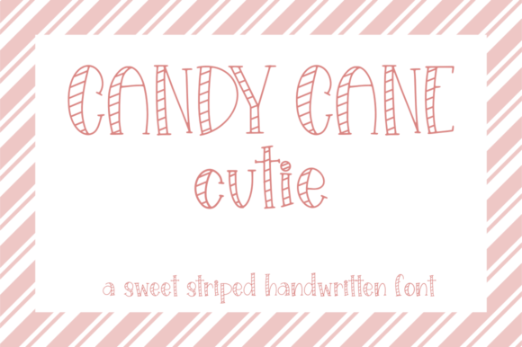 Candy Cane Cutie Font: A Sweet Choice for Editorial Design