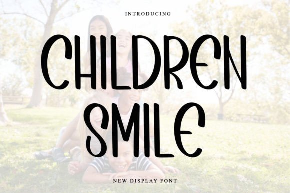Children Smile Font: Adding Warmth to Editorial Design