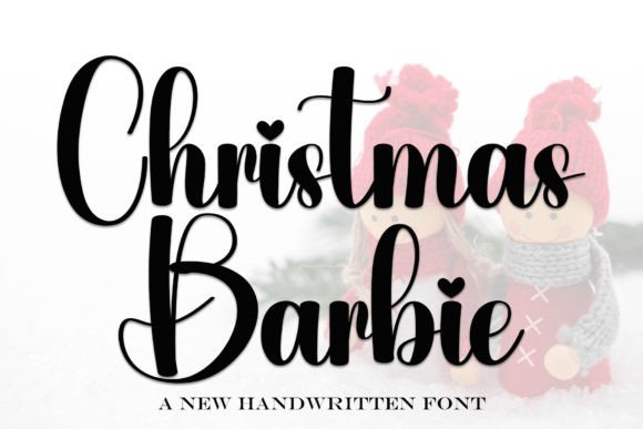 Christmas Barbie Font: Elegant Script for Editorial Design