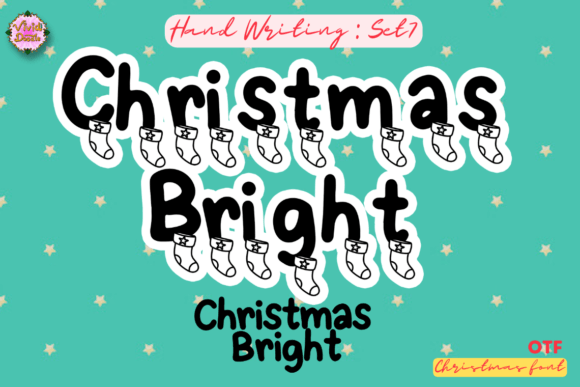 Christmas Bright 1 Font Review for Holiday Branding