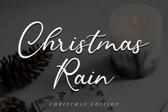 Christmas Rain: A Festive Font for Scroll-Stopping Holiday Campaigns