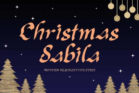 Christmas Sabila: A Handwritten Font for Elegant Editorial Design