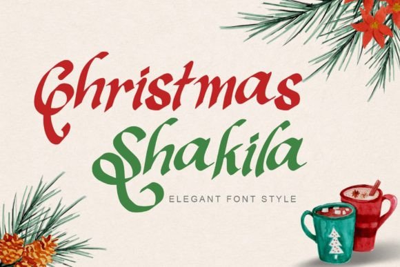 Christmas Shakila Font: Elevating Holiday Brand Identity