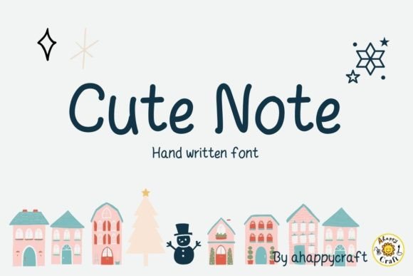 Cute Note: A Handwritten Font That Adds Personality to Your Campaigns