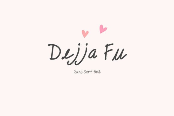 Dejja Fu: A Playful Handwritten Font for Lively Brand Identities