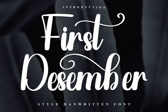 First Desember: A Festive Typeface for Joyful Web Design