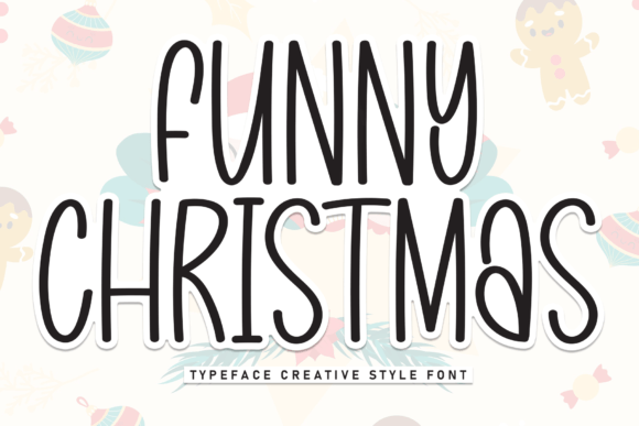 Funny Christmas: A Cheerful Handwritten Font for Editorial Design