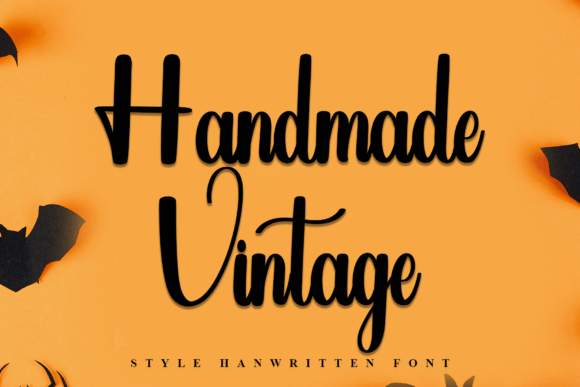 Handmade Vintage: A Charming Script Font for Makers and Sellers
