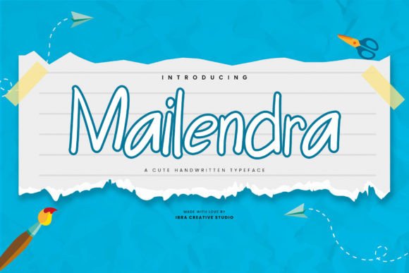 Mailendra: A Whimsical Handwritten Font for Modern Web Design