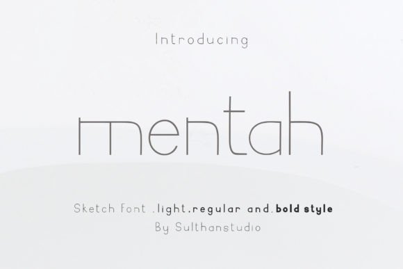 Mentah Font: Minimalist Editorial Typography
