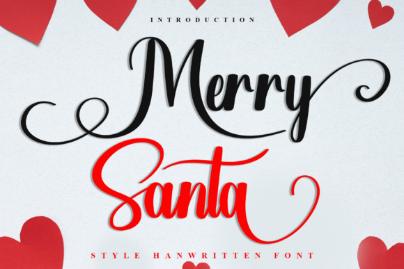 Merry Santa: A Festive Typeface for Holiday-Themed Web Design