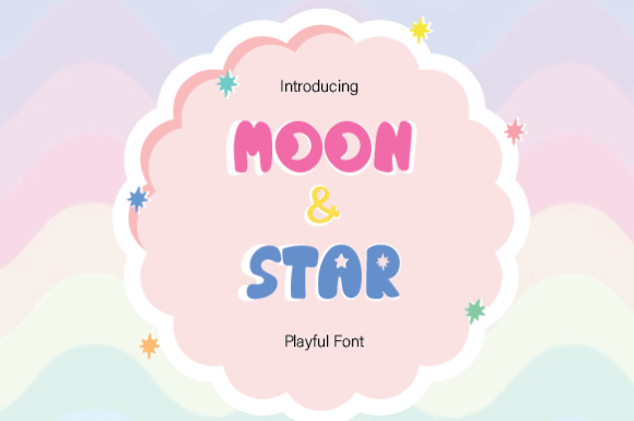 Moon Star Font: Playful Typography for Web Design