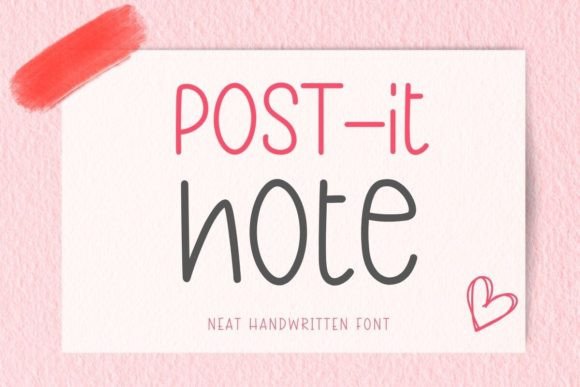 Post It Note Font: A Handwritten Typeface for Branding