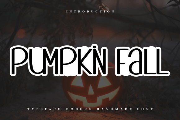 Pumpkin Fall Font: Perfect for Crafters & Small Business Branding
