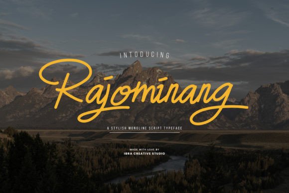 Rajominang Font: Elevating Web Design with Modern Script