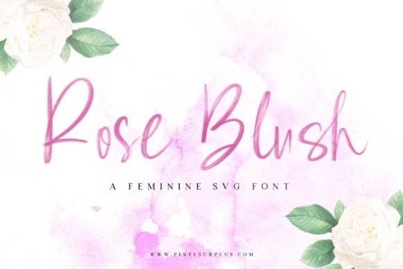 Rose Blush: A Romantic Script Font for Crafters & Small Product Makers