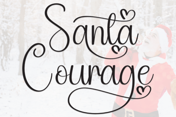 Santa Courage Font: Adding Warmth to Campaign Visuals