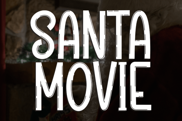 Santa Movie: A Friendly Handwritten Font for Editorial Design