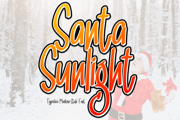 Santa Sunlight: A Graceful Script Font for Editorial Elegance