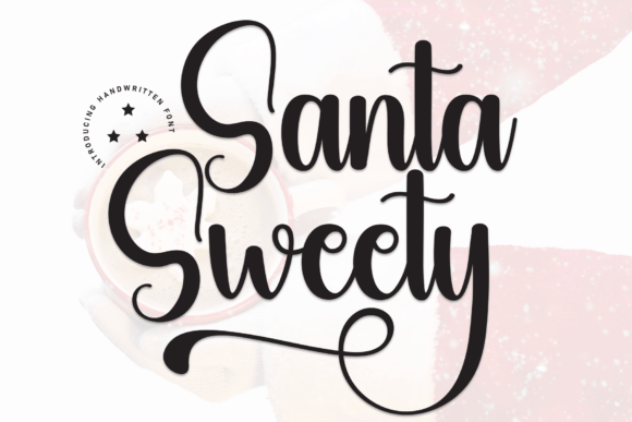 Santa Sweety: A Handwritten Font That Adds Charm to Every Craft