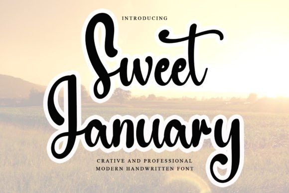 Sweet January: A Handwritten Font That Brings Warmth to Editorial Design