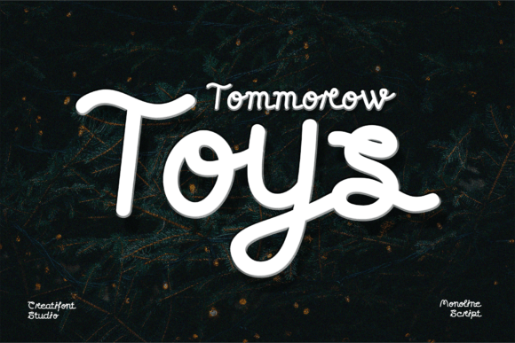 Tomorrow Toys Font: Playful Script for Handmade Labels